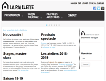 Tablet Screenshot of la-paillette.net